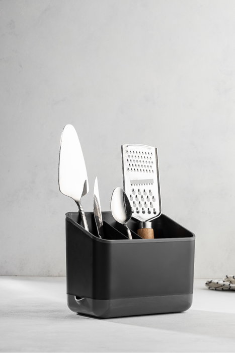 Hermia 2LIBNM-8052 Organizador de Plástico, Antracita, Juego de 2 Piezas